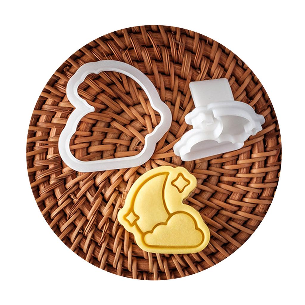 Biscuit Cookie Plunger Cutters Sugarcraft Cake Decorating Tools Halloween Themed Cookie Cutter Set Easy To Clean Durable