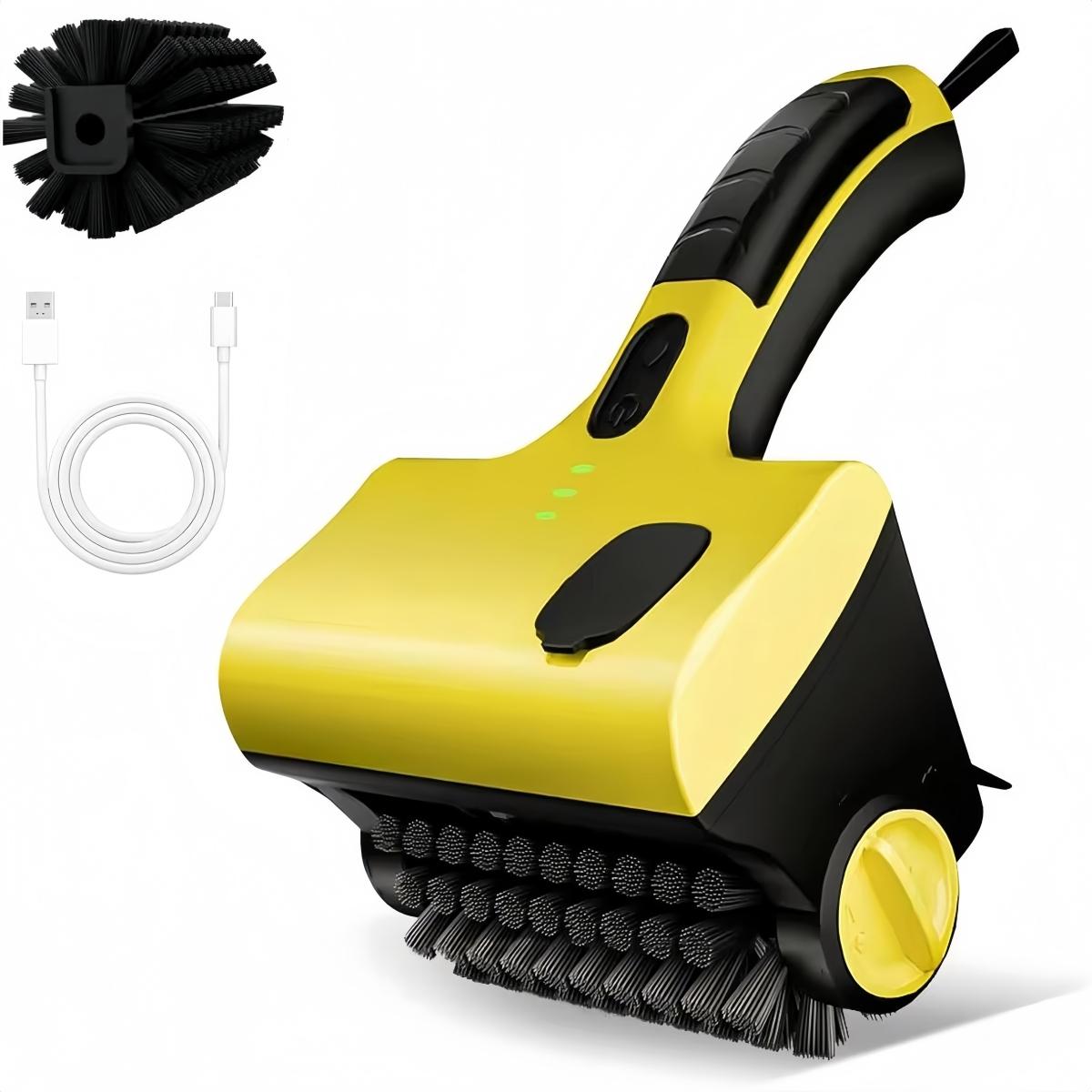 

Rechargeable Electric Grill Cleaner with Motor Driven Brush Head for Kitchen Tiles and For Outdoor BBQ Grill Surfaces China Mainland