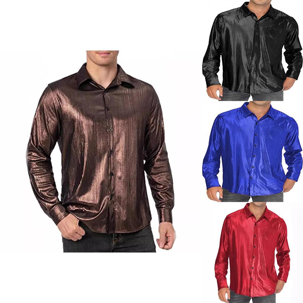 Fantasy Theme Shirt With Sequin Fabric For Cosplay And Casual Wear