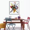 Ünlü sanat Vintage Wassily Kandinsky Tuval Boyama Posteri ve Baskı Quadros Duvar sanat resmi Oturma Odası Ev Dekor için Cuadro