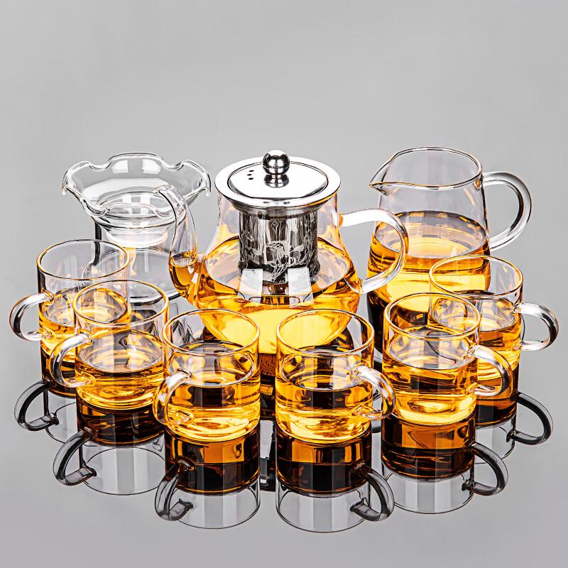 Glass Tea Set with General Pot