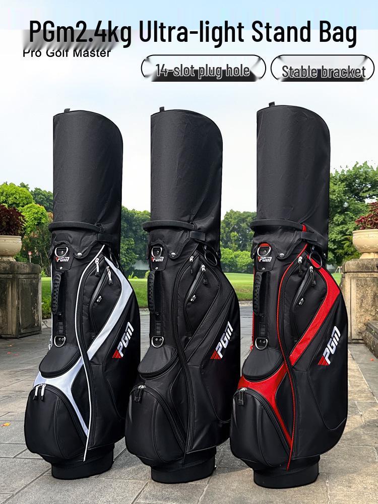 PGM Golf Stand Bag: Unisex, 14-Slot, Double Straps, Lightweight & Portable.