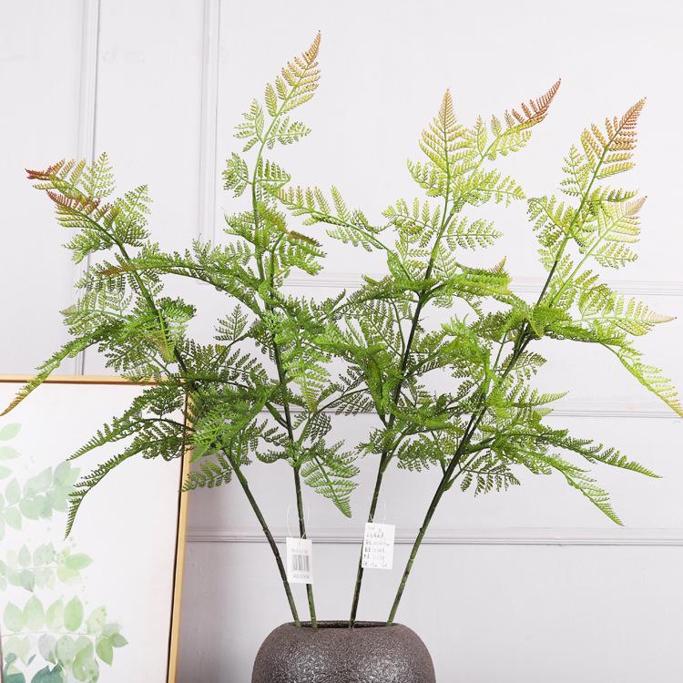 Nordic Simulated Fern Wall Accessories Natural Soft Rubber Simulated Grass Persian Grass