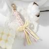 Artistic Handcrafted Cotton Tassels Key Holder Multicolor Tassels Pendant Perfect For Purse Tassels And Daily Use