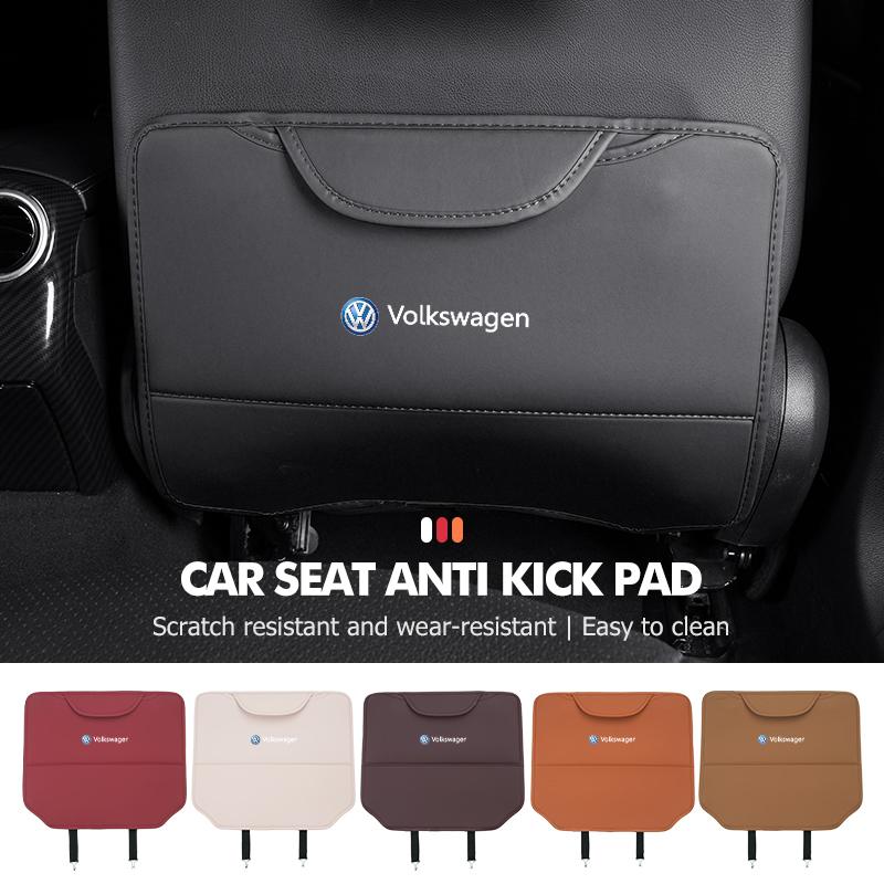 For Volkswagen VW Anti-Scratch Car Seat Back Anti Kick Pad Child Protective Cover Mat Passat Golf 4 5 6 Tiguan Polo Scirocco Zr7