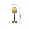 Creative LED Pleated Fabric Lampshade Bedroom Bedside Lamp USB Charging Model Touch Night Light Living Room Small Table Lamp