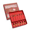 HANYANG Christmas Spoon Gold Pendant Spoon Christmas Gift Peripheral Christmas Hat Gift Spoon Cutlery Gift Set