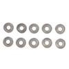 10pcs Deep Groove Spherical Carbon Steel Miniature Bearings Double Shielded Miniature High-carbon Steel Single Row 6 Models