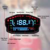 Waterproof Tachometer Speedometer Motorcycle Universal LED Digital Dashboard Km/h MPH Odometer Meter Motor Gauge with Sensor