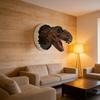 Dinosaur Head Wall Decoration Sculpture, Home Wall Art Decoration for Themed Parties, Living Rooms, Bedrooms, Corridors Sculptures, Holiday Gifts
