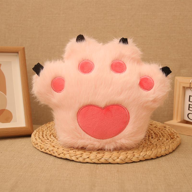 

Очаровательная плюшевая кукла «Сердце норки и кошачья лапка» 8 дюймов - Идеально подходит для подарков или мероприятий 22 cm розовый