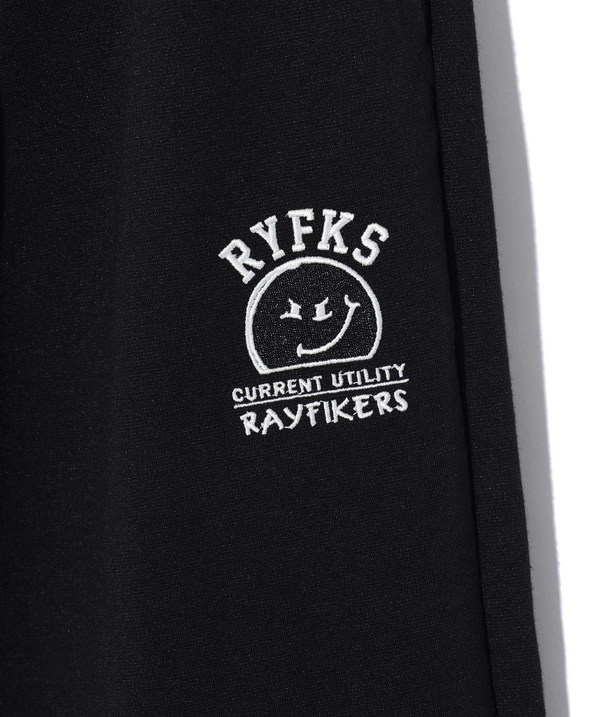 RAYFIKERS One-Pleat Wicked Smile Sweat Shorts Black (Mp7Pu489-076)