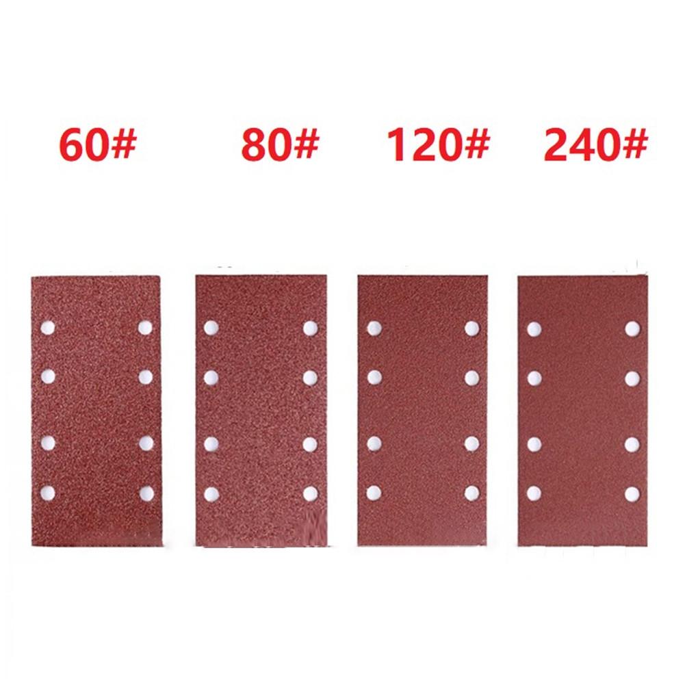 60/80/120/240# 20pcs Sanding Sheet Sandpaper Aluminium Oxide