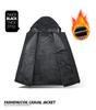 Men's Spring/Autumn Lightweight Hooded Workwear Jacket - European Size, Loose Fit, Casual Single-layer