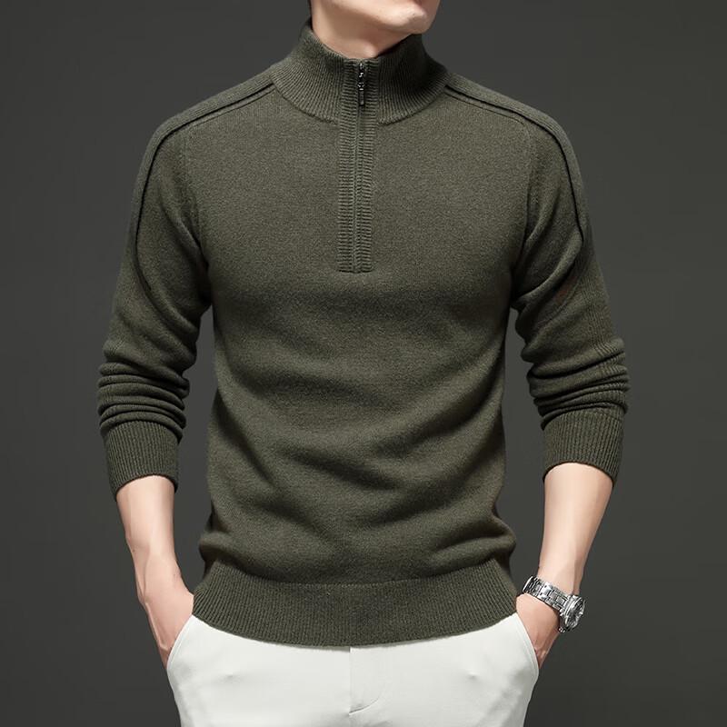 

Firstview Men s Double-Ply Wool Thick Long Sleeve Sweater FV25D1593 XL