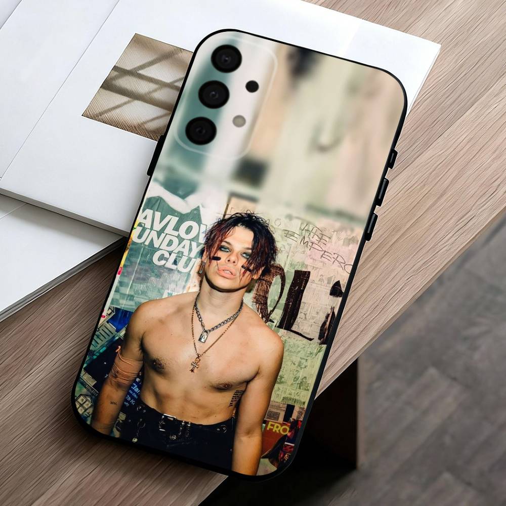 Cool Y-Yungblud Music Singer Phone Case For Samsung Galaxy A73,A72,A71,A70,A53,A52,A51,Others Soft Black Cover
