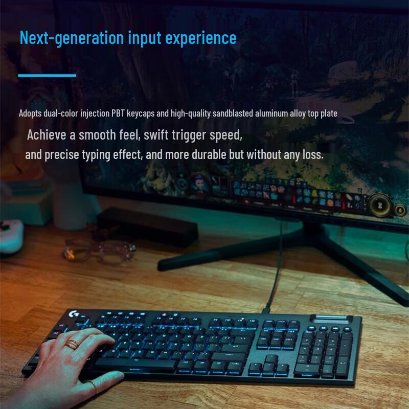 Logitech G915 X Low-Profile Wired RGB Mechanical Gaming Keyboard