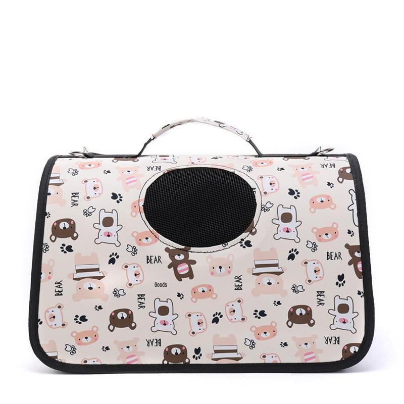 Portable Foldable Cat Carrier: Spacious, Breathable Pet Capsule for Travel