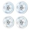 4PCS 3in Heavy Duty Garage Door Pulley Kit Zinc Plated Quiet 200LB Rated Load for Most Garage Doors