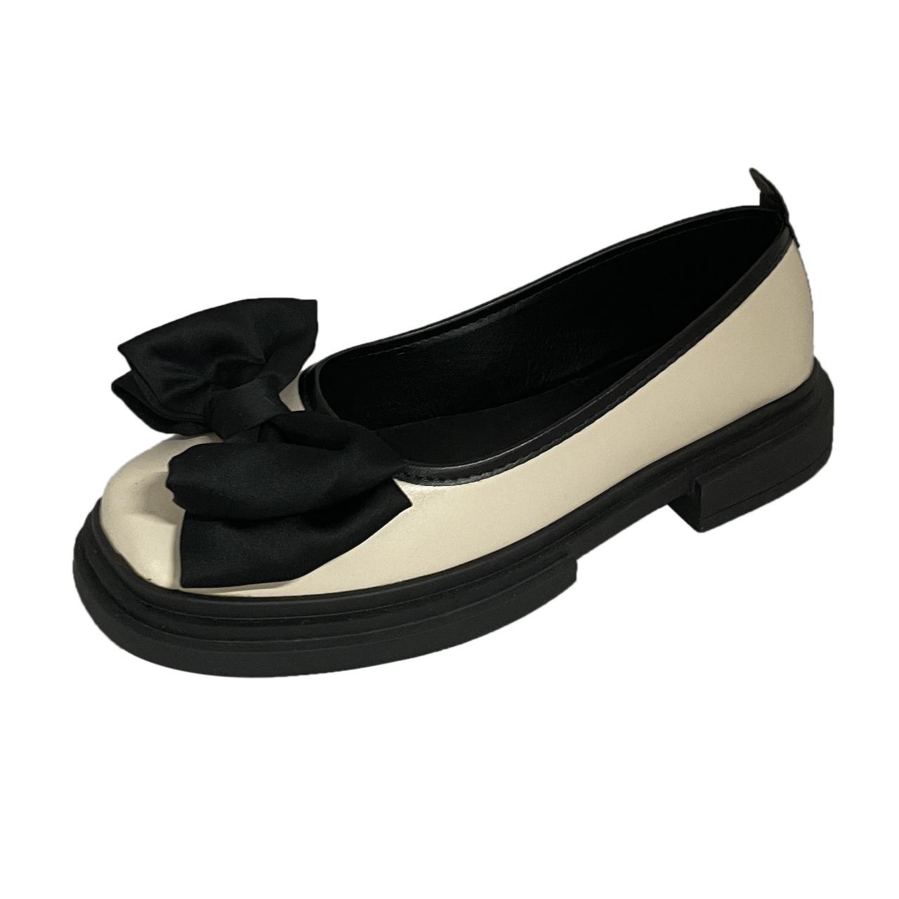 

Весенние туфли с плоской подошвой и одной педалью, легкие, с круглой головкой, милые, простые, трендовые, студенческая форма JK 40