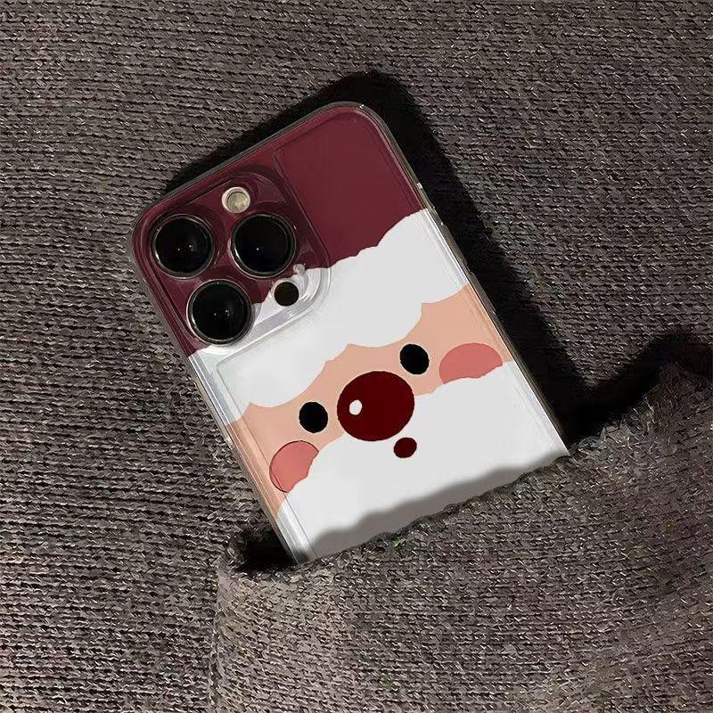 Capa de Celular Desenho de Boneco de Neve de Natal Para iPhone 16 15 11 12 14 13 Pro Max Mini XS Max XR SE 7 8 Plus Capas de Silicone Macio