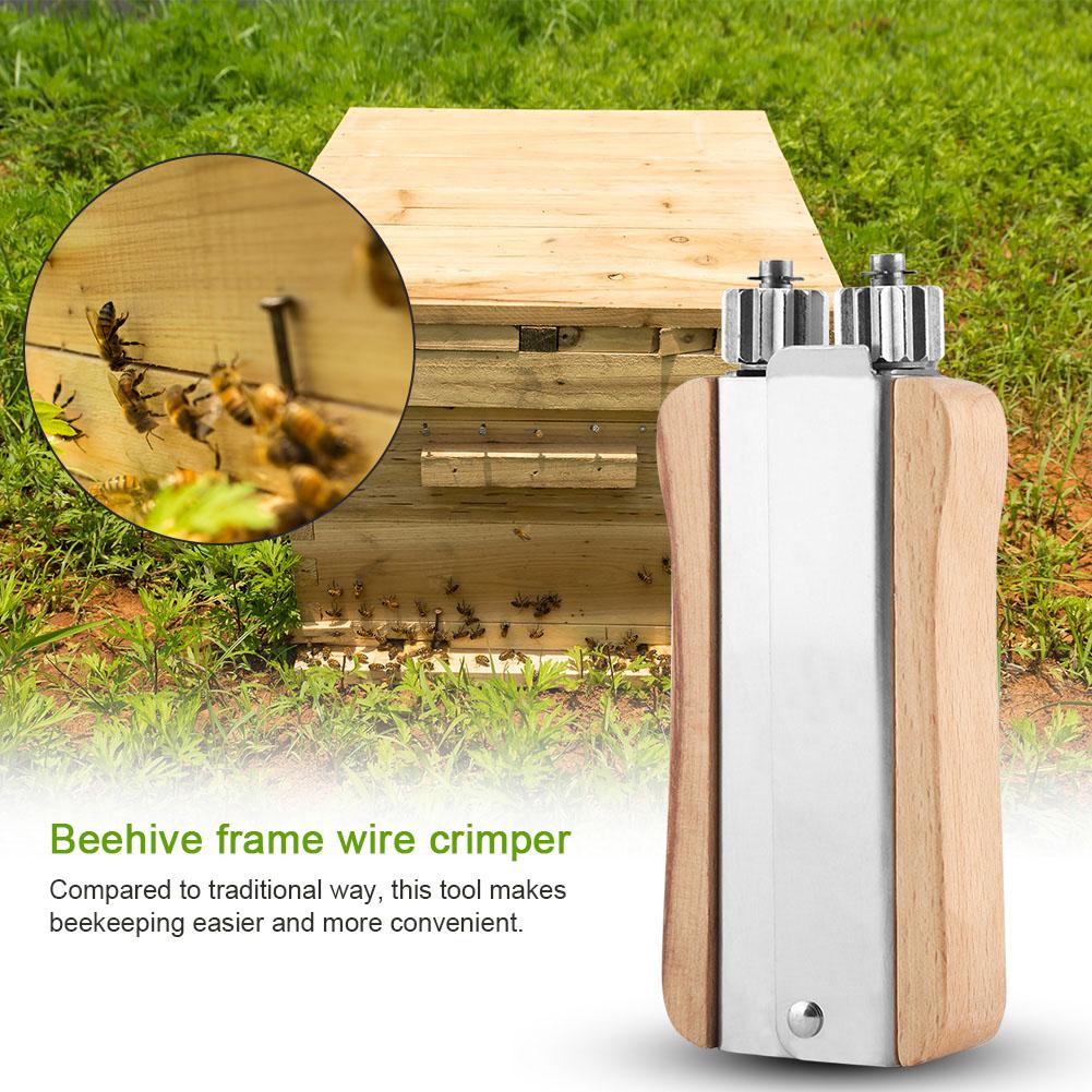 Stainless Steel Tight Wire Beehive Frame Installation Tool Apiculture Crimper