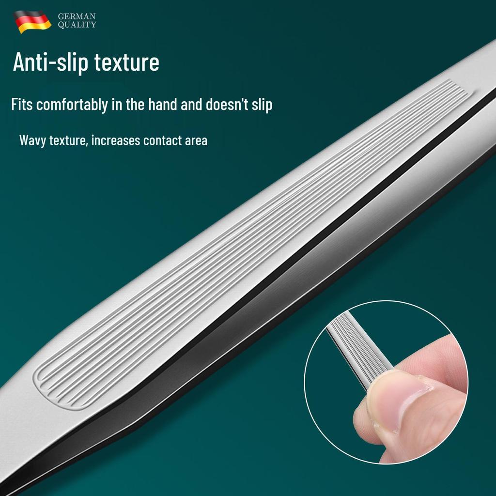 Multi-Use Stainless Steel Tweezers for Eyebrow Shaping, False Eyelashes, Facial Hair & White Hairs