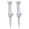 2 Stück 4-Zinken Golf-Tees Drehbare Trainings-Golf-Tees Ballhalter Flexible Golf-Tees Golf-Trainingszubehör