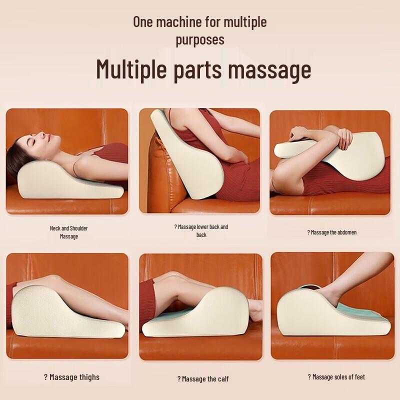 Chigo Back & Waist Kneading Massage Cushion with Heat CN Plug (adapter Included)