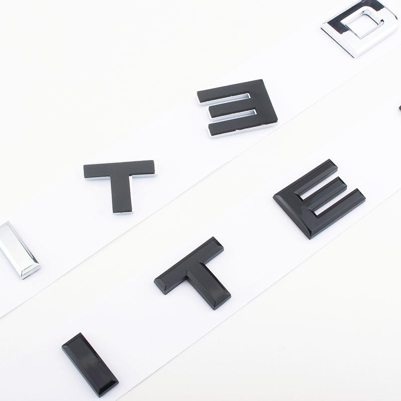 1Pc Chrome LIMITED Car Front Hood Side Badge Emblem Sticker Decals Letters for F150 F250 F350 Accessories