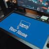 Hertha BSC Custom Name Large Size Mouse Pad Large Gaming Table Cushion Non-slip Laptop Tablet Big Mousepad XXL Mat Mini PC Playmat With Lock edge