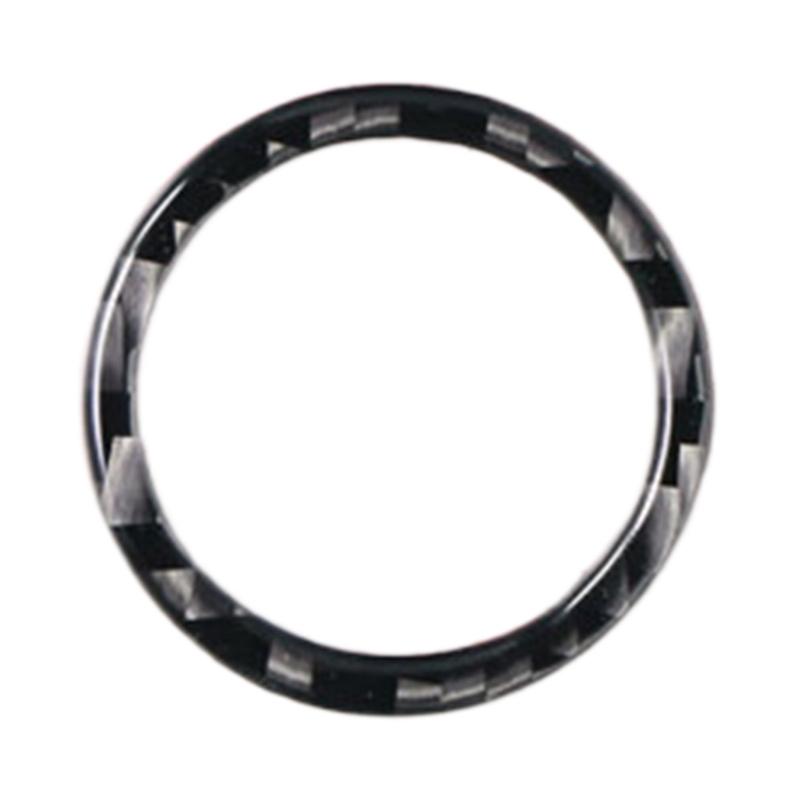 Supercar Style Carbon Fiber Trunk Button Cover Vehicle Trunk Panel Sticker Decoration Vehicle Accessories for Auto