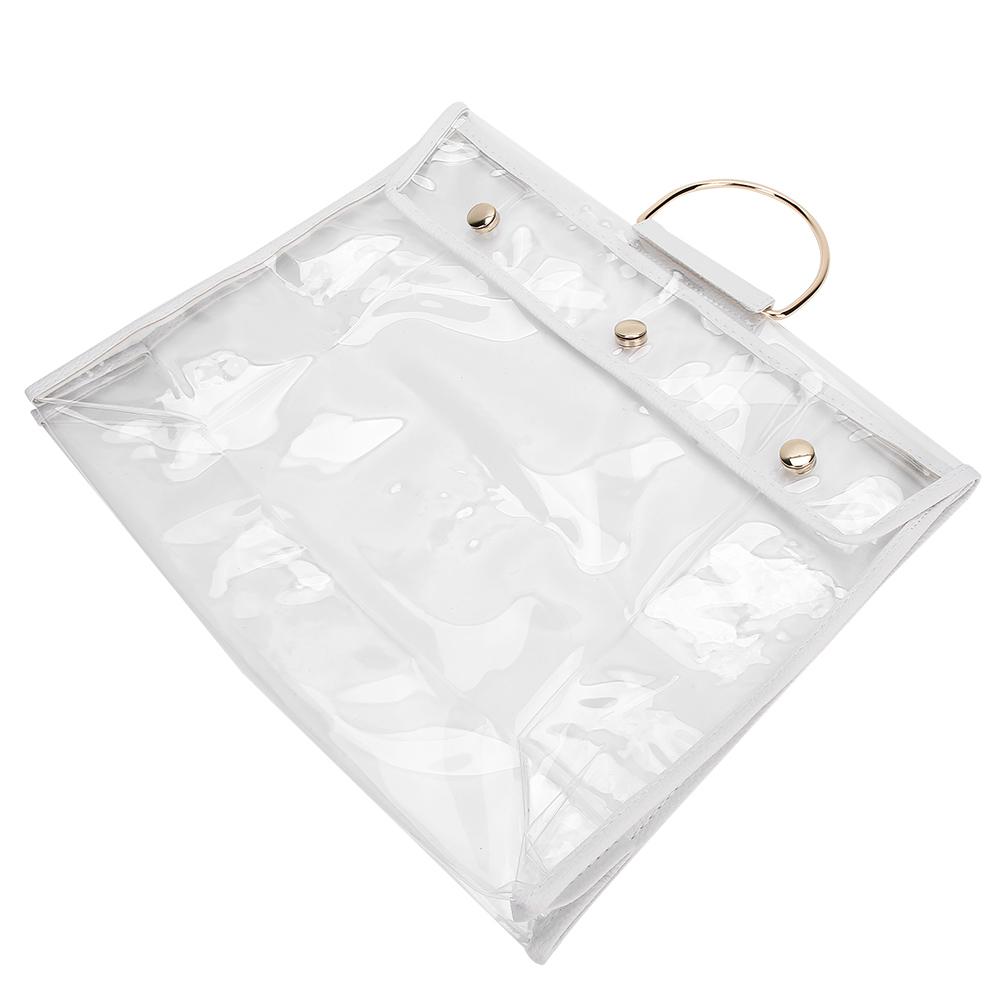 Transparent Waterproof Dustproof Bag Portable Moisture Proof Wardrobe OrganizerC Type