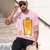 Bier T-Shirt Lustig Inking Rauchen Design Rundhals T-Shirt Geschenk Für Unisex Unisex Bar Py T-Shirts Kurz Sve Sommer Lässiges Shirt 2026 Neues Modell