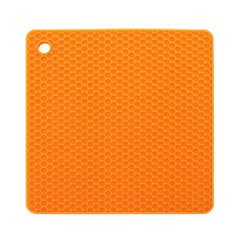 Zeshoekige Ronde Siliconen Placemat - Anti-Brandwond & Antislip, Makkelijk Schoon te Maken Keukentafelmat