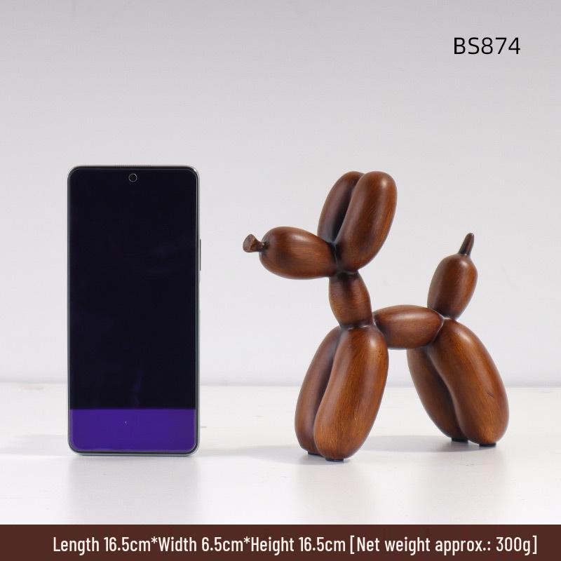 Nordic Creative Resin Balloon Dog Figurines - Home & Wine Cabinet Decor