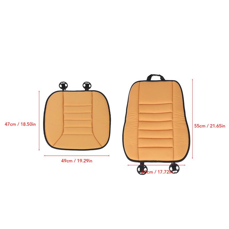 1PC Car Seat Cushion with and Back Support Pillow Enhanced Comfort Memory Foam Lumbar Pillow for SUV Trucks Office Chair