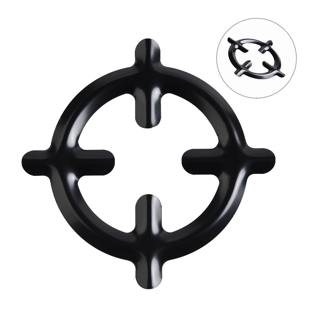 Hold Moka Pot Shelf Regular Circle 16*12.5CM (Approx) 1pc Black Iron