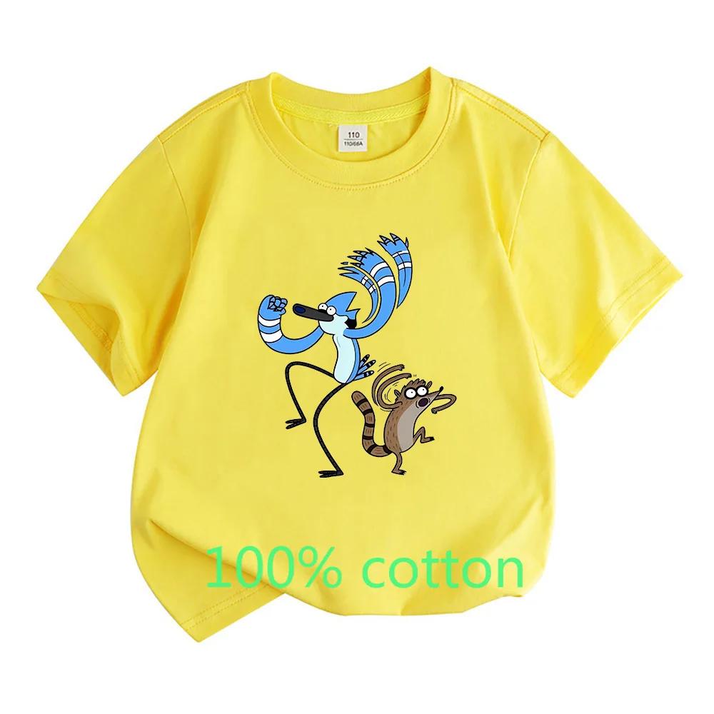 Modisches T-Shirt Film Cartoon Kinder Geschenk Jungen Mädchen Universelles T-Shirt Teenager Kleidung
