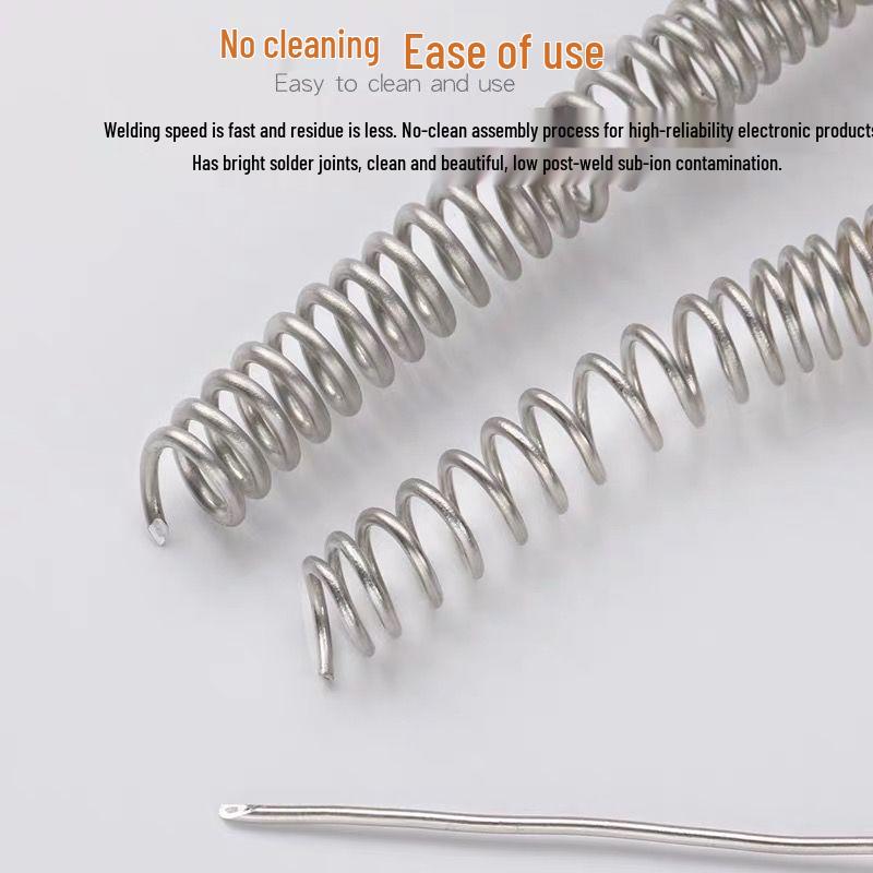 No-Clean Rosin Core Solder Wire, 1.0mm, High Brightness, Low Melting Point, Soldering and Welding Accessories.