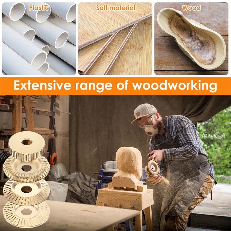 Promotion! 13Pcs Wood Carving Disc Set Bushing Angle Grinder Wood Grinding Wheel Burr Rasp Polishing Rotary Tool Accessories