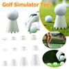 16PCS Golf Simulator Tees Height From 1/4 Inch To 2 Inch TPU Golf Ball Holder for Outdoor Indoor Winter Turf and Driving Range