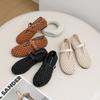Soft Leather Version of Hand-woven Mary Jane Shoes, Children's Soft Soles Are Not Tired Feet, Single Shoes, Summer Hollow Breathable Hole Sandals