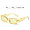 Rectangle Sunglasses Women Luxury Small Frame Glasses for Men Vintage Square Cat Eye Jelly Color Oculos De Sol Feminino