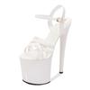 Women's 2020 New Summer One-word Sandals - 20cm Versatile Sexy Stiletto High Heels