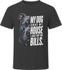My Dog Owns My House American Pit Bull Terrier T-Shirt