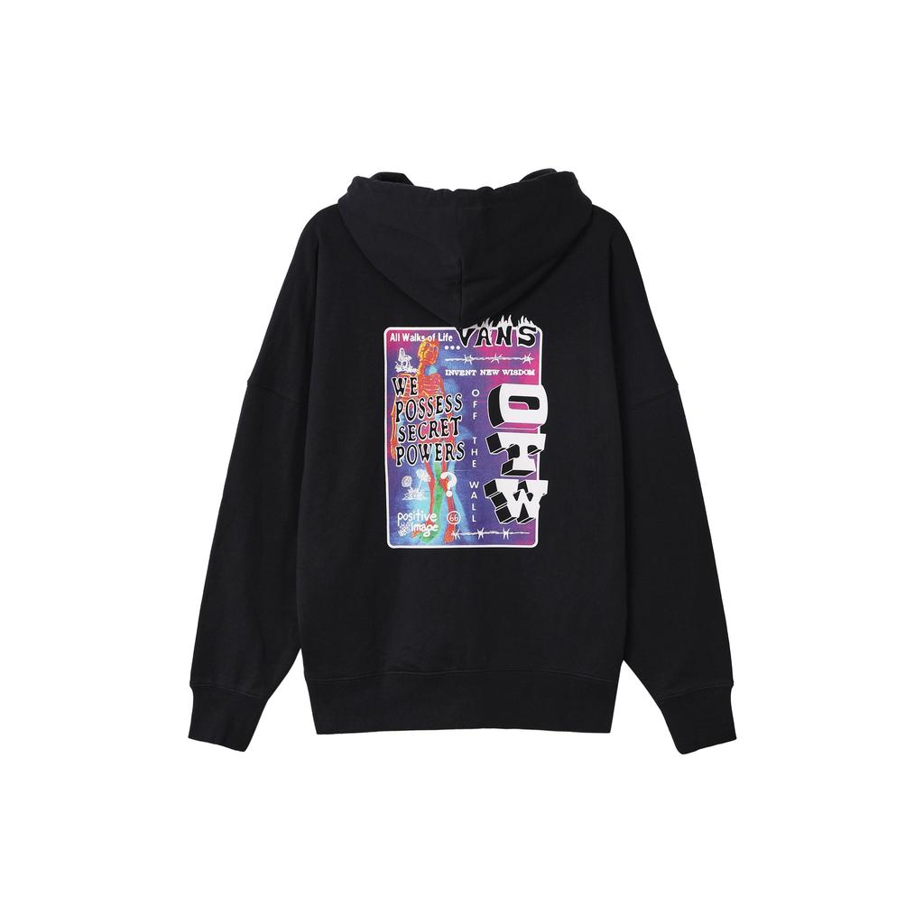 Vans Graphic Print Pullover Hoodie Men Hoodies Black VN0A5H7TBLK