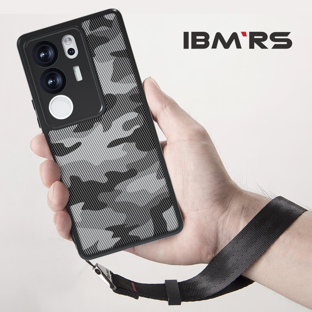 (Comes with wrist strap)IBMRS for Vivo S17 Case, Military-Grade Protection, Yellowing Resistant, Scratch-Resistant Back,Classic Series, Clear camo