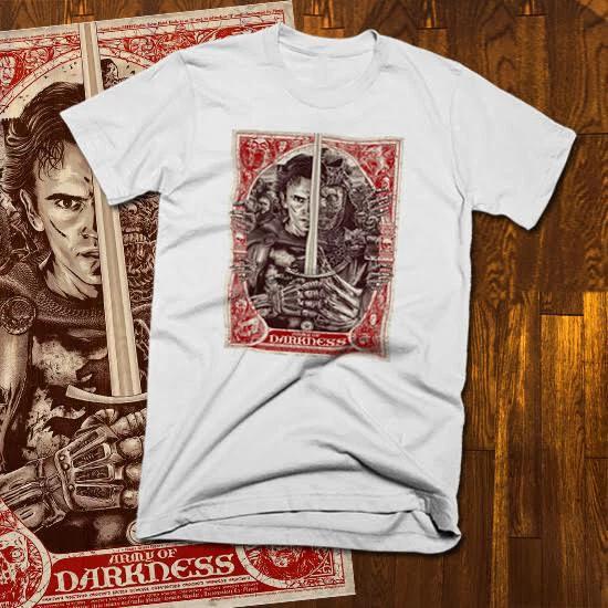 

Retro horror t-shirt Halloween Classic Evil darkness goth Zombie Massacre Dead S