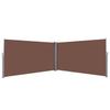 Retractable Side Awning 160*600 Cm Brown